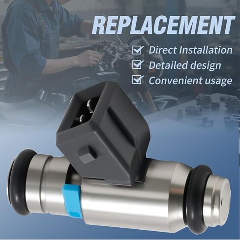 IWP181 Fuel Injector Replacement for Harley Davidson Sportster XL 883 Iron, 1200X Nightster, 1200N Roadster, 1200CX Seventy Two Fuel Injectors, 27706-07A 2770607A IWP-181 in Kuwait