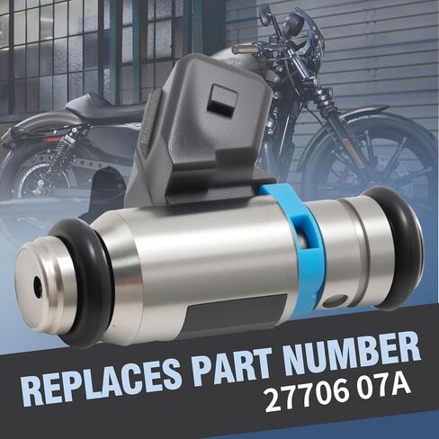 IWP181 Fuel Injector Replacement for Harley Davidson Sportster XL 883 Iron, 1200X Nightster, 1200N Roadster, 1200CX Seventy Two Fuel Injectors, 27706-07A 2770607A IWP-181 in Kuwait