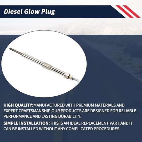 Diesel Glow Plug 12690238 Fit for Chevy Silverado/GMC Sierra L5P Duramax 6.6L 2017-2023 Fit for Chevy Silverado L5D Duramax 2019-2022 Replace 12722502 12679959 Ignition Part in Kuwait