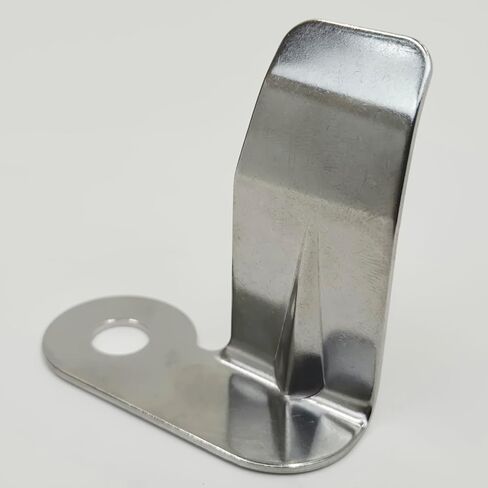 Stainless Steel Regulator/Rectifier Plug Retainer for 1970-1999 Harley Big Twin Shovelhead/Evo FX/FL, Touring, Softail, Dyna & FXR Models with Right Angle Reg/Rec Plug ONLY - Protects Charging System in Kuwait