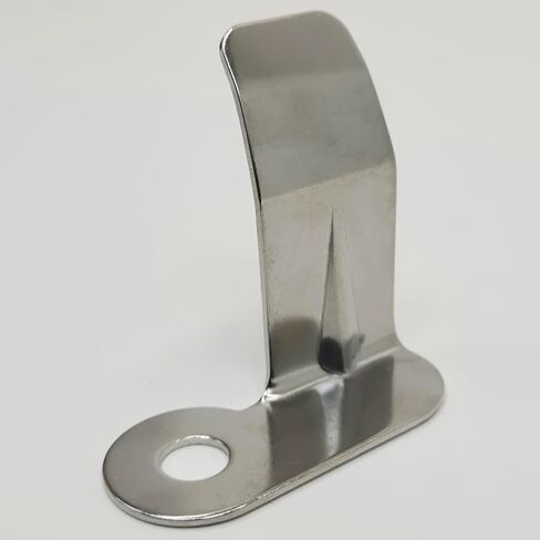 Stainless Steel Regulator/Rectifier Plug Retainer for 1970-1999 Harley Big Twin Shovelhead/Evo FX/FL, Touring, Softail, Dyna & FXR Models with Right Angle Reg/Rec Plug ONLY - Protects Charging System in Kuwait