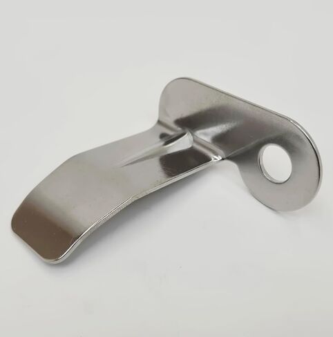 Stainless Steel Regulator/Rectifier Plug Retainer for 1970-1999 Harley Big Twin Shovelhead/Evo FX/FL, Touring, Softail, Dyna & FXR Models with Right Angle Reg/Rec Plug ONLY - Protects Charging System in Kuwait