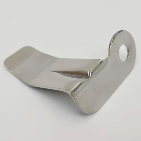 Stainless Steel Regulator/Rectifier Plug Retainer for 1970-1999 Harley Big Twin Shovelhead/Evo FX/FL, Touring, Softail, Dyna & FXR Models with Right Angle Reg/Rec Plug ONLY - Protects Charging System in Kuwait