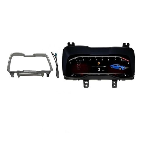 12.3 Inch Screen CockPit LCD Instrument Panel Speedmeter Display Compatible For Chevrolet Camaro 2011-2015 Car Digital Dashboard Cluster(Carbon fiber Frame) in Saudi Arabia