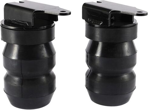 ZFQTO GMRCK25S MILLISEC Rear Rubber Helper Suspension Bump Stops Compatible with 1999-2010 Chevy Silverado & GMC Sierra 1500 HD and 2500 pickup trucks in Kuwait