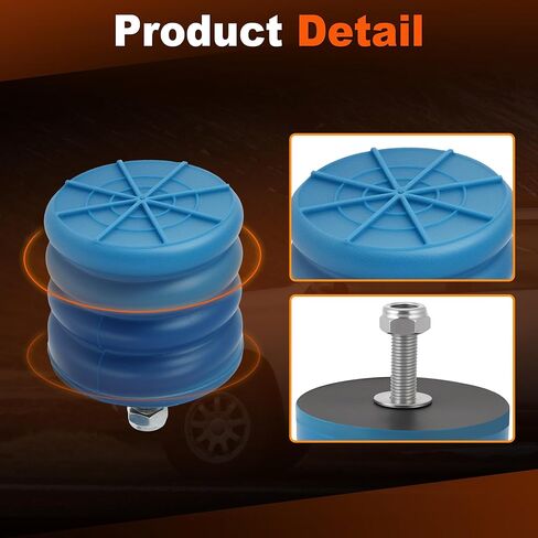 ACROPIX زوج SSF60440 طقم تعليق جلبة مطاطية لتويوتا تاكوما 2016-2021 لتويوتا تندرا 2000-2021 سيارة التعليق الخلفي المطاط مساعد الينابيع عدة المحور عثرة وقف دائم SES مجموعة in Kuwait