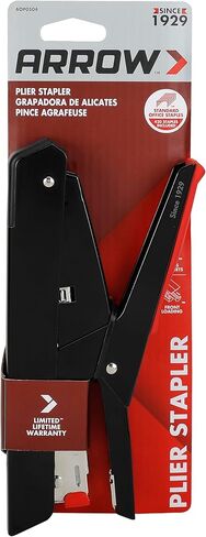 Arrow Plier Stapler, Metal Hand Stapler, Full-Strip Loading, 30-Sheet Capacity, Dual-Mode Anvil, One-Touch Staple Loading, Ergonomic Grip, for Office, School, Packaging in Kuwait