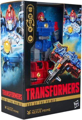Transformers Age of The Primes The Thirteen Nexus Prime, Voyager Class 6-Inch Converting Action Figure, Robot Toys for Ages 8+ in Kuwait