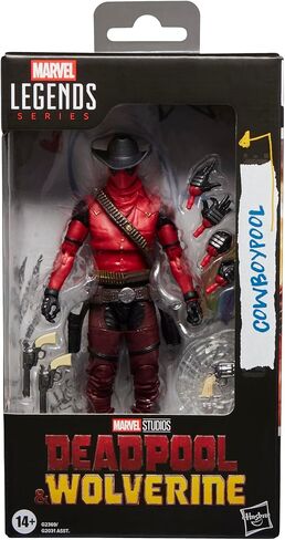 Marvel Legends Series Cowboypool, Marvel Studios' Deadpool & Wolverine Movie Collectible 6-Inch Action Figure Gift in Kuwait