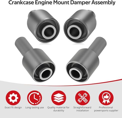 JAVIK 47mm 64mm Crankcase Engine Mount Damper Assembly for Yamaha Banshee 350 YFZ350 1987-2006 RZ350 1984-1985 O.E.M# 2GU-15326-00-00 2GU-15316-00-00 in Kuwait