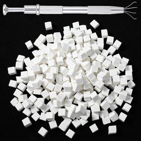 300 PCS Nail Sponges, Mini Nail Sponges for Ombre, Square Foam Nails Art Sponge Gradient Design Applicators with 1 PCS Grabber Pen, Professional Manicure Tools and DIY Accessories in Kuwait