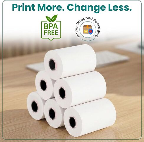 Receipt Paper Rolls for Ingenico Desk 3500 Move 5000 DX4000 DX8000 Credit Card Machine in Kuwait