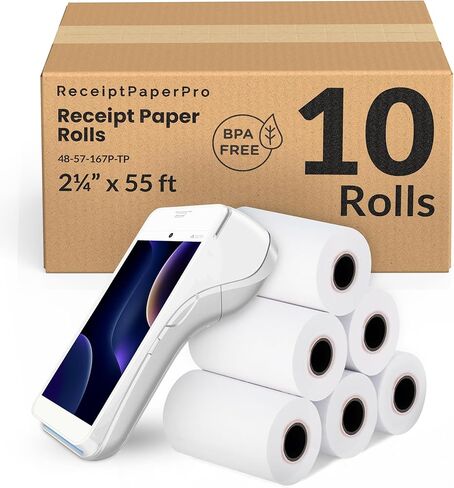Receipt Paper Rolls for Pax a920 a920 Pro a920 Max Credit Card Machine in Kuwait