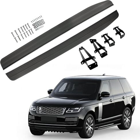 Running Boards for 2013-2021 Range Rover SWB L405 & 2014-2022 Range Rover Sport L494 Fixed Pedals Side Step Nerf Bars in Kuwait