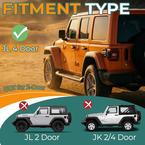 لوحات تشغيل طراز OE مقاس 6 بوصات، خطوات جانبية، قضبان Nerf متوافقة مع 2018-2026 Jeep Wrangler JL 4 أبواب in Kuwait