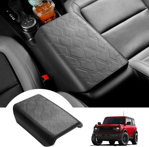 غطاء مسند ذراع وحدة التحكم المركزية من Mabett لملحقات Ford Bronco 2021 2022 2023 2024 2025 2/4 باب يمنع الحيوانات الأليفة من الخدوش وسادة داخلية لتغطية مسند الذراع in Kuwait