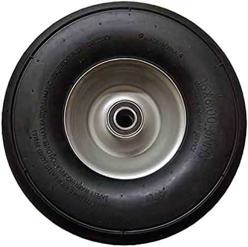 15x6-6 Tedder Tire & Wheel for 25mm (0.98") Axle and 3" Hub in Kuwait