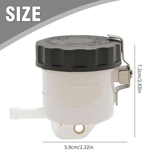 Brake Fluid Reservoir Tank Oil Cup, Replacement for Kawasaki ZX-7 1989-1995 ZX-7R 1991-2003 Replacement for Suzuki TL1000S 1997-2001 GSXR1000 2001-2013 in Kuwait
