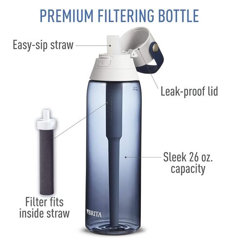 Brita 26 Ounce Premium Filtering Water Bottle with Filter - BPA Free - Night Sky in Saudi Arabia