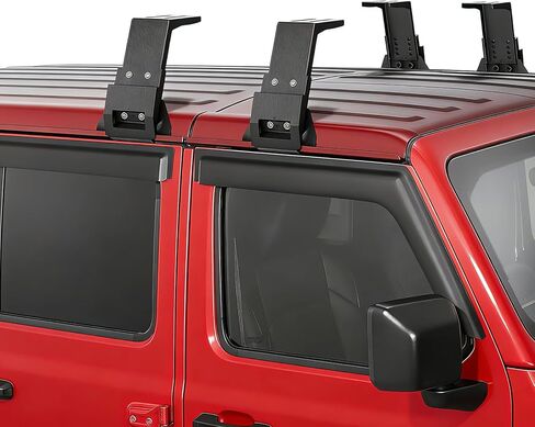 Adjustable Roof Rack Mounting Brackets for Wrangler JL/JK, Gladiator JT, Cherokee XJ- Heavy-Duty, Easy Install, Secure Attachment for Cargo Management 1984-2025 in Kuwait