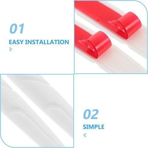 NUOBESTY 4pcs White Silicone Car Door Edge Guards and Rearview Mirror Protector Strips Waterproof Anti-Scratch Door Corner Collision Prevention Stickers for Vehicle Exterior in Kuwait