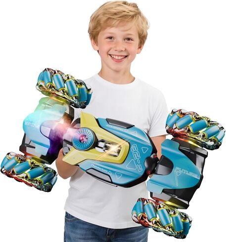 4DRC Gesture Sensing RC Stunt Car-Toys for Boys Girls for Ages 5-8-12,4WD Hand Controlled Remote Control Twist Car 360° Spins All Terrains Kids Toys, for Kids Age 6 7 9 10 11 12 Years Old in Kuwait