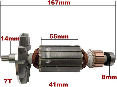 AC220V-240V Armature Rotor Anchor Replacement for Impact Wrench 6906 in Kuwait
