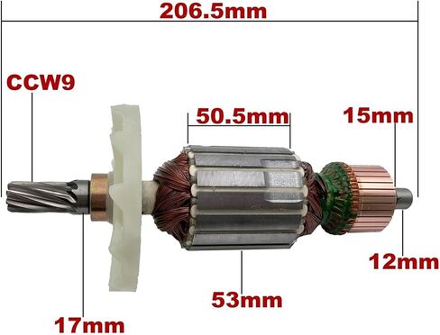 AC220V-240V Armature Rotor Anchor Replacement for Demolition Hammer H65SB in Kuwait