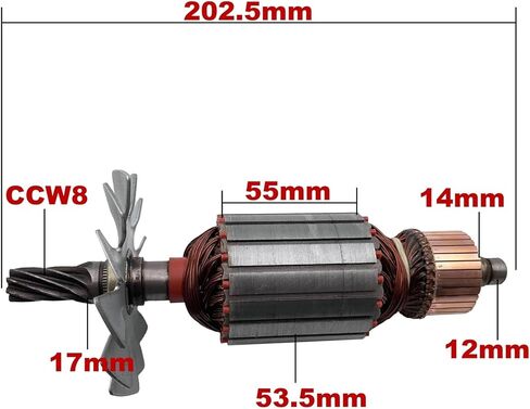 AC220V-240V Armature Rotor Anchor Replacement for Cutoff Machine CC14SA in Kuwait