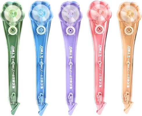 5-Pack Correction Tape Pen, as Smooth as Writing, Dry Instantly, Stretch Resistant, Noiseless Correction Pen, Writing Supplies & Correction Supplies, 0.2 in x 19.69 ft in Kuwait