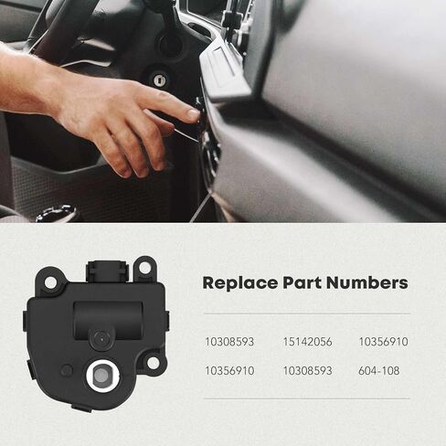 YHTAUTO مجموعة من 2 استبدال مشغل باب مزيج HVAC لشيفي إمبالا 2004-2013 كورفيت ماليبو مونتي كارلو بويك لاكروس كاديلاك XLR مشغل باب الهواء سخان مزيج عتلات الباب in Kuwait