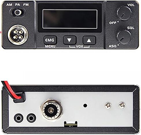Mini CB Radio with Magnetic Antenna, Mobile CB Radio with AM FM PA, EMG Channel 9/19, VOX, 4-Watt Output for Off Road Trip(HH50 CB Antenna Kit) in Kuwait