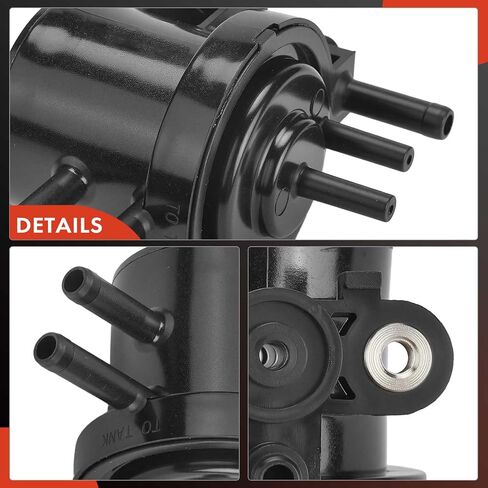 صمام الملف اللولبي لعلبة البخار A-Premium متوافق مع Honda Pilot 2003-2004، Odyssey 1999-2004، S2000 2000-2005 & Acura MDX 2001-2004، RL 2000-2004، علبة صمام ثنائي الاتجاه in Kuwait