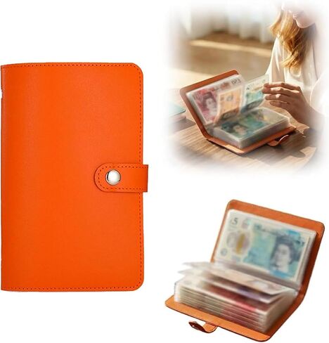100 Envelope Money Saving Challenge Set, New Money Saving Wallet, A6 Binder with Magnetic Buckle Savings Notebook Includes Saving Notebook & Binder 50 Pages (Pink) in Kuwait