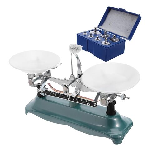 Veemoon Mechanical Laboratory Balance Scale 500g/0.5g Portable Tray Balance with Weights for Physics Chemistry Experiments and Classroom Teaching Tool in Kuwait