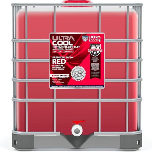 ULTRA 1PLUS Oat NAPS Free Extended Life Antifreeze + Coolant (50/50, Pink, 1 Gallon) in Kuwait
