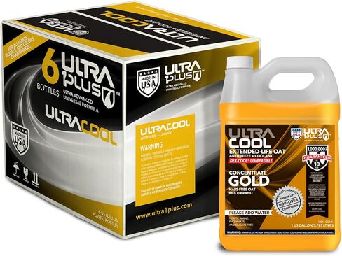 ULTRA 1PLUS مضاد التجميد طويل الأمد + سائل التبريد (50/50، وردي، 1 جالون) in Saudi Arabia