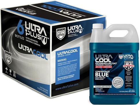 ULTRA 1PLUS مضاد التجميد طويل الأمد + سائل التبريد (50/50، وردي، 1 جالون) in Saudi Arabia