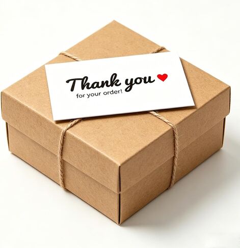 240 PCS Thank You Cards for Small Business, 2" x 3.5" Thank You for Your Order Business Cards, Customer Appreciation Cards for Small Business Owners, Online Retailers and Local Stores in Kuwait