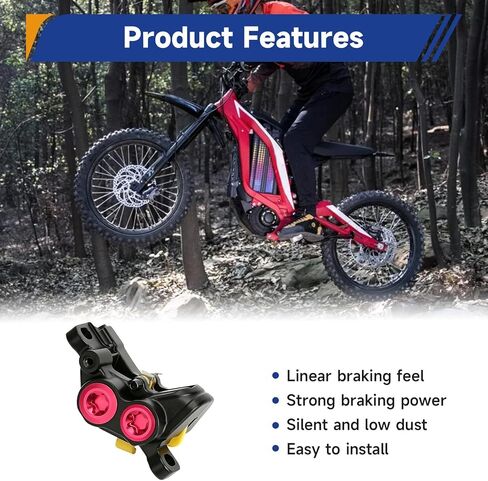 الفرجار الأمامي الخلفي متوافق مع Surron Light Bee X S Talaria Sting MX3 MX4 X3 Pro Segway X260 X160 E-Ride Pro SS 1.0 2.0 أجزاء الدراجة الترابية الكهربائية Sur-ron Dirt E-Bike مع وسادات الفرامل in Kuwait