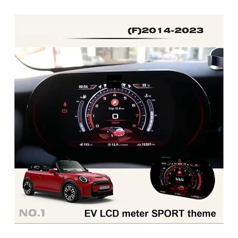 عداد السرعة للوحة أجهزة القياس الرقمية LCD متوافق مع BMW Mini Cooper F54 F55 F56 2014-2023 الطراز الأصلي لقمرة القيادة in Kuwait