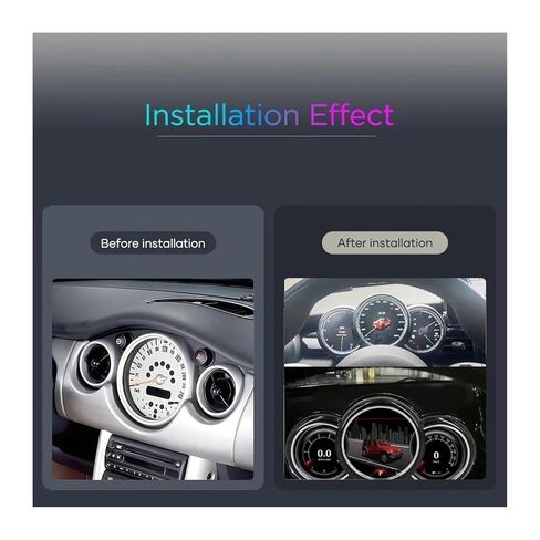 لوحة القيادة الرقمية 12.3 بوصة متوافقة مع BMW MINI 2014-2023 سنة لوحة القيادة LCD عداد السرعة أداة قمرة القيادة الافتراضية in Kuwait