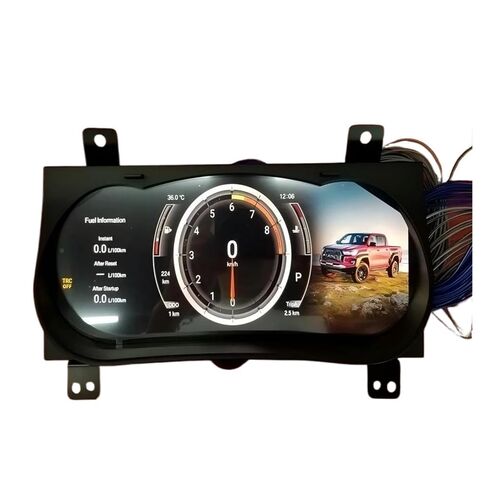 لوحة لوحة القيادة الرقمية LCD للسيارة عداد السرعة قمرة القيادة متوافق مع Toyota Hilux 2015-2020 in Kuwait