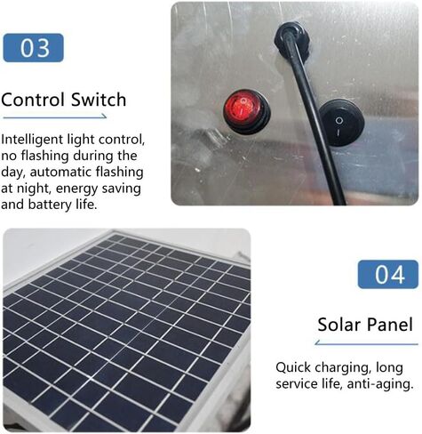 لافتة مرور LED تعمل بالطاقة الشمسية مقاس 24 بوصة - مؤشر تحذير دائري عالي السطوع، علامة أمان طريق متينة من الألومنيوم وصديقة للبيئة لتعزيز الرؤية in Kuwait