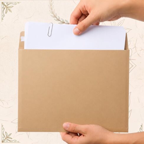 120 حزمة 10 "× 13" مغلفات كتالوج قابلة للتوسيع مانيلا بريدية كبيرة كرافت وثيقة مغلفات ذاتية الختم شديدة التحمل للمجلات والصور والمكتب المنزلي والمدرسة استخدام الأعمال in Kuwait