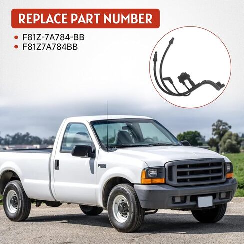 مجموعة أنبوب خزان الفراغ متوافقة مع Ford F250 F350 Super Duty 1999-2007، Excursion 2000-2005 محور القفل التلقائي استبدال # F81Z-7A784-BB in Kuwait