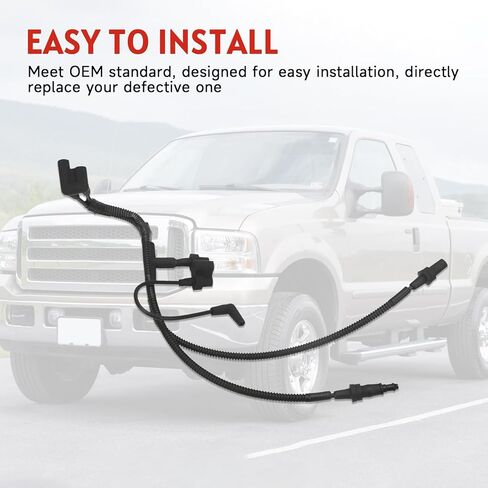 مجموعة أنبوب خزان الفراغ متوافقة مع Ford F250 F350 Super Duty 1999-2007، Excursion 2000-2005 محور القفل التلقائي استبدال # F81Z-7A784-BB in Kuwait