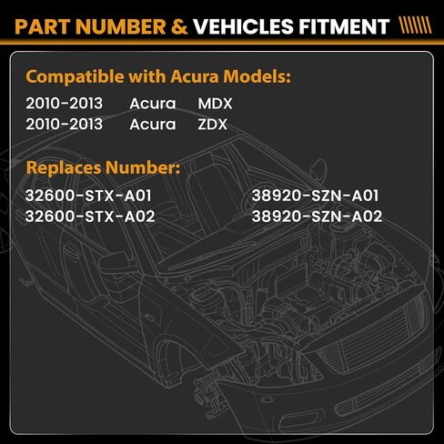 32600-STX-A01 أرض تجميع كابل الأرض متوافق مع Acura MDX 2010-2013 ZDX 2012-2016، يستبدل 32600-STX-A02 38920-SZN-A01 38920-SZN-A02 in Kuwait