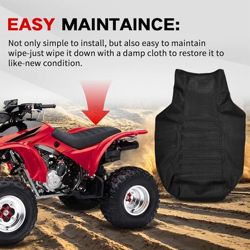 ATV Seat Cover,Non-Slip Waterproof Seat Cushion Cover Protector for TRX 300 EX Sportrax 300 TRX300EX 2x4 1993-2006 in Kuwait