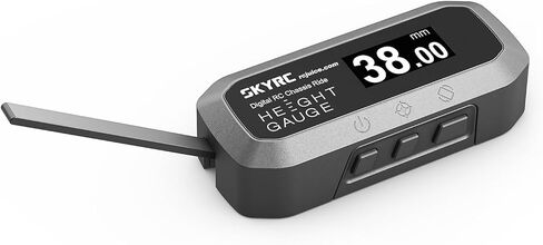 مقياس ارتفاع الركوب الرقمي من SKYRC، نطاق 2-38 مم، قراءة 0.1 مم، شفرة 2 مم، عرض 180 درجة، أداة إعداد سيارة RC تعمل بالطاقة AAA لموديلات 1/24 إلى 1/8 - SK-500049 in Kuwait